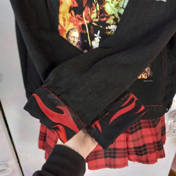 Foxy Nosferatu- CUSTOM Classic Horror Queen RAGE Jacket- PRICE FIRM! ooak - Picture 7 of 16